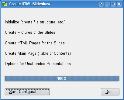 Сохранение настроек